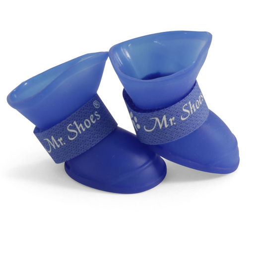 ВИА Сапожки для собак синие, 40*30*40мм 12241107 (зима)