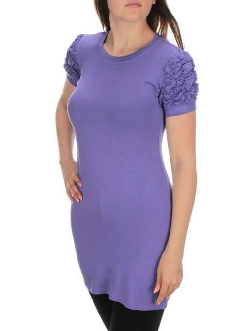 17251 VIOLET Туника женская (92% вискоза, 8% эластан)