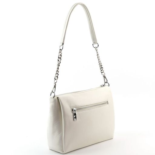 Женская кожаная сумка 1534-С Беж - Cidirro фото 3