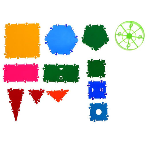 Конструктор ТИКО «Фантазёр», 131 деталь, 4 колеса