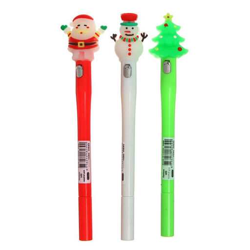 Цена за 36 шт. Ручка гелевая Calligrata Новый год, неавтоматическая, светящаяся, чёрные чернила, 0,5 мм, подарочная, МИКС - Simaland фото 6