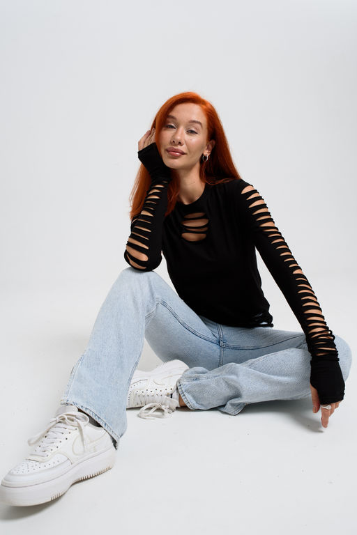 7476 Лонгслив женский