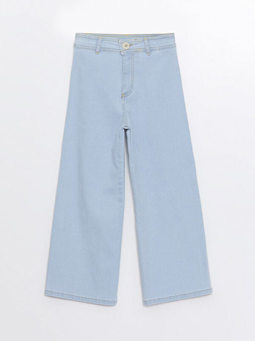 Wideleg K?z ?ocuk Jean Pantolon