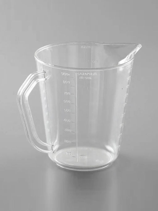 Кружка мерная 1л (прозрачный)