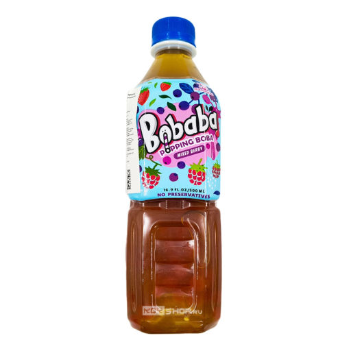 Напиток холодный чай Бабл Ти со вкусом ягодного микса Bubble Tea Bobaba Madam Hong, Тайвань, 500 мл Акция