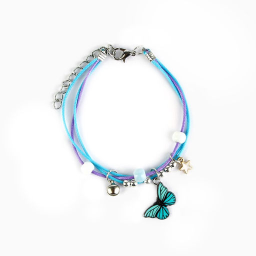 Детские накладные ногти «Лесная Фея», 24 шт., набор с браслетом