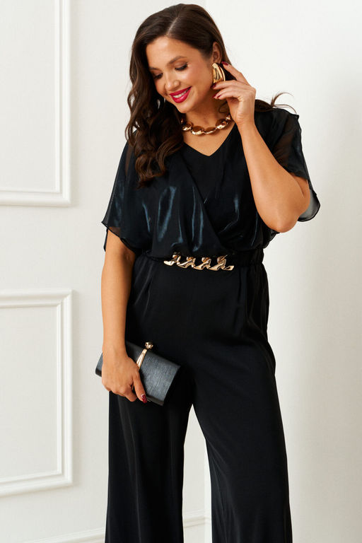 Платье Beautiful Free 6391 черный-прозрачный