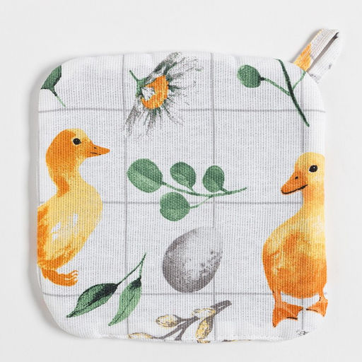Прихватка Доляна Duckling 19х19 см, 100% хлопок, ватин 250 г/м2  фото 2