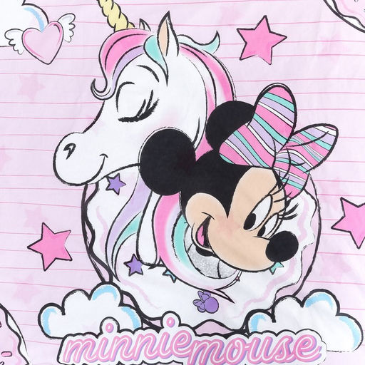 Детское постельное бельё 1,5 сп Minnie Mouse с единорогом, 143*215 см, 150*214 см, 50*70 см -1 шт, поплин - Disney фото 3
