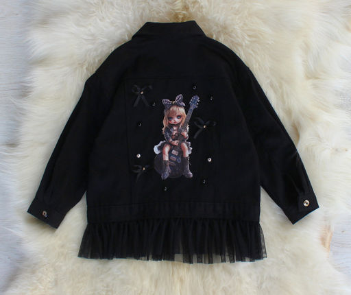 Джинсовка «RoK ЦВЕТ: ЧЁРНЫЙ (QR)