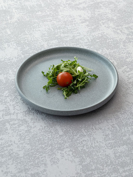 Тарелка плоская D21,5 серый керамика