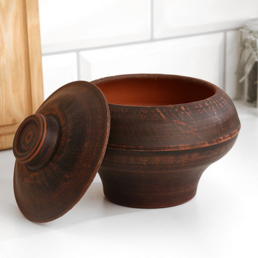 Горшок для жаркого «Гладкий», 0.6 л., 13×14×14 см