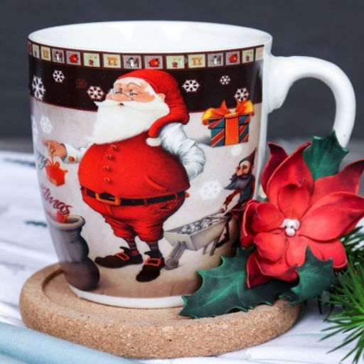 Кружка новогодняя 250 мл / X1188-6 /уп 12/96/ 2 СОРТ - Галеонтрейд фото 4