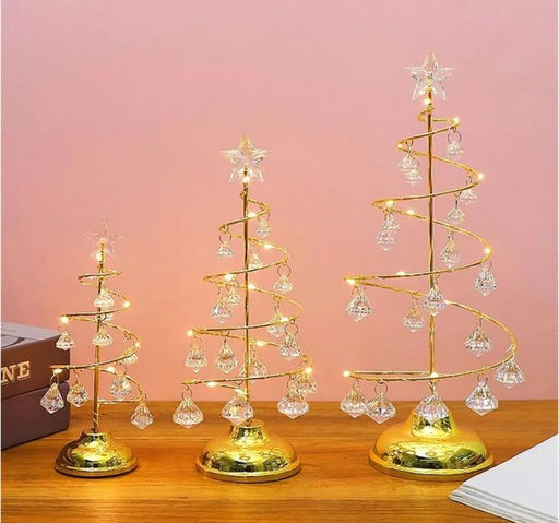 Новогоднее украшение, елочка - хрусталик 19см - 1000 деталей фото 2