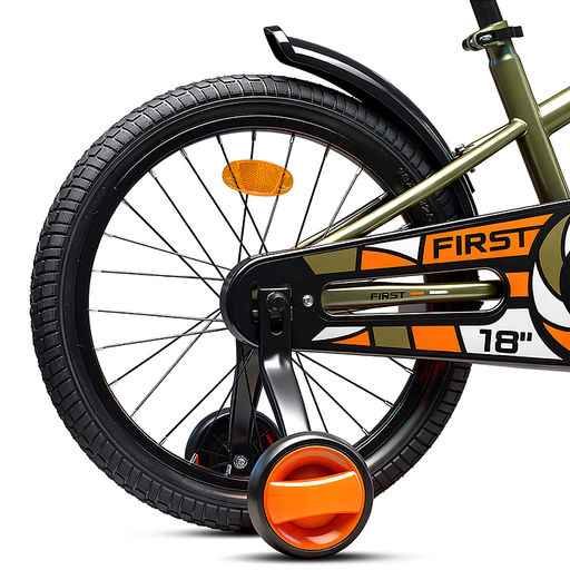 Велосипед 18" Rocket First, цвет хаки