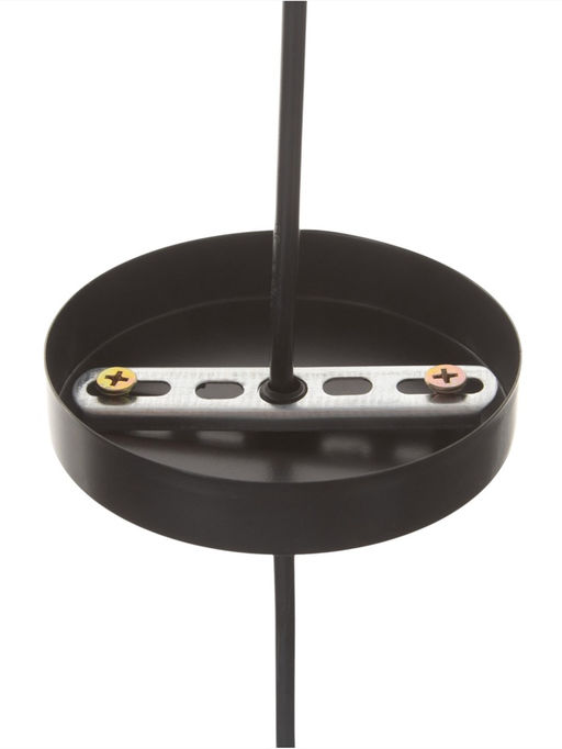 Светильник потолочный BayerLux Margarethe, 1×40 Вт, Е27, черный/золото, 35×35×36 см