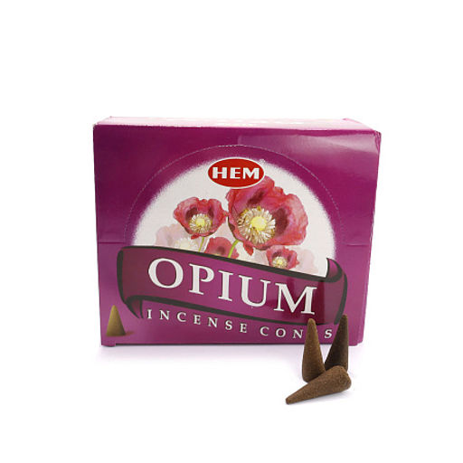 Благовония конусы HEM Opium Опиум уп-12шт