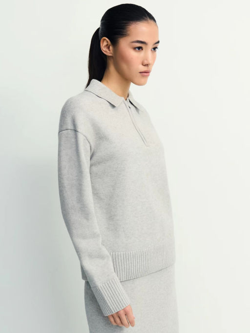 Джемпер поло с молнией / Zarina