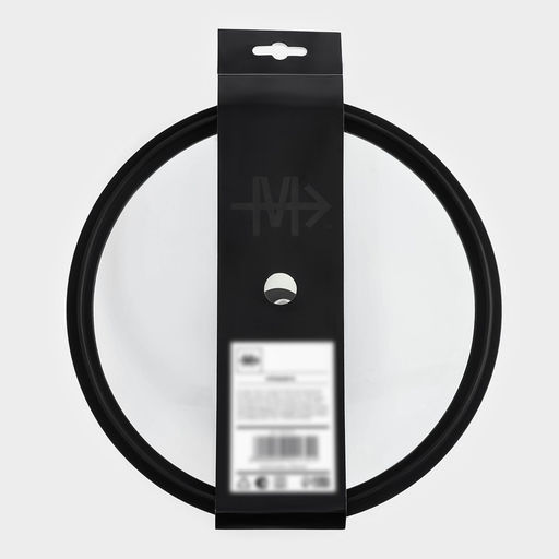 Крышка Magistro, d=26 см, со сливом, с силиконовым ободком и ручкой, жаропрочное стекло