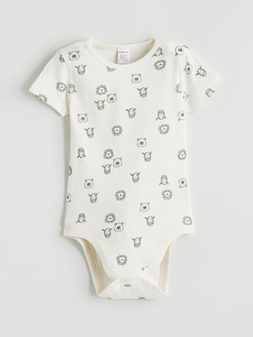 Bask?l? Erkek Bebek ??t??tl? Body 2li