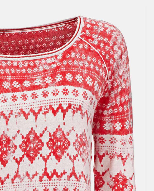 Пуловер, красно-оранжевый - Ashley brooke фото 6