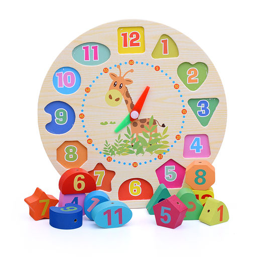 Пазл вкладыш -шнуровка Часики в коробке - Щепочка фото 3