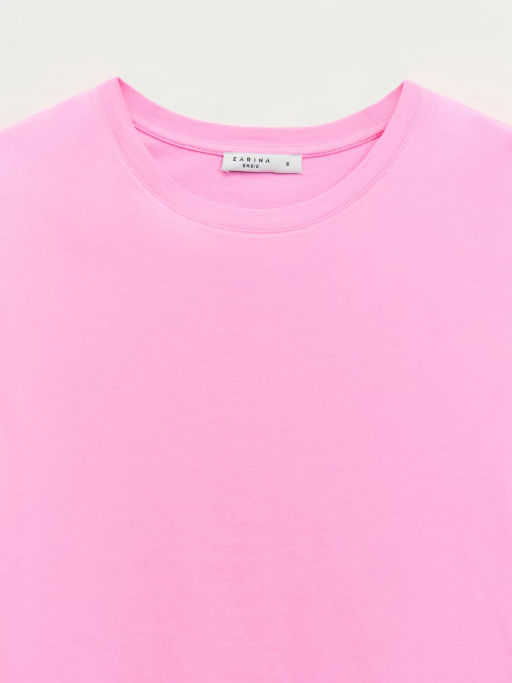 Базовая футболка из хлопка / Zarina  фото 10