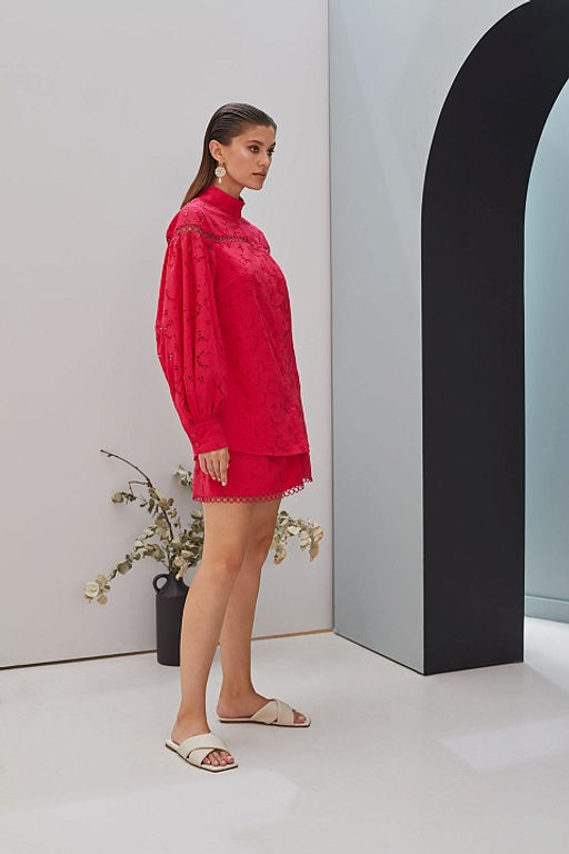 Рубашка 55351-2 Фуксия