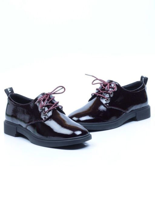 DCO36-2 WINE Полуботинки женские (натуральная кожа) - No name фото 13