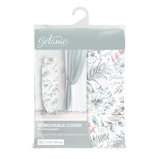 Чехол для гладильной доски, большой, 143*54 см, BOTANIC LIGHT, шт - Valiant фото 4