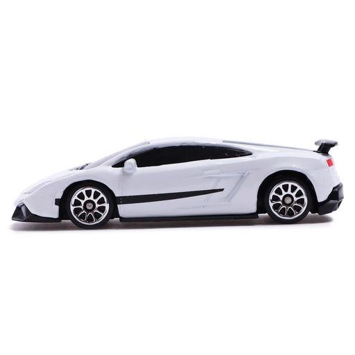 Машина металлическая LAMBORGHINI GALLARDO LP 570-4 SUPERLEGGERA,1:64, цвет белый - АвтоГрад фото 2