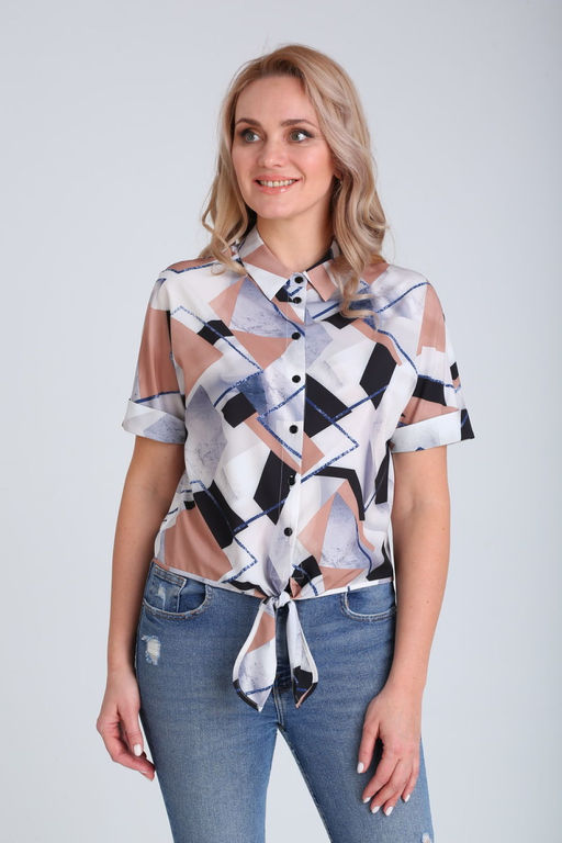 Блуза Modema 438 мрамор  фото 2