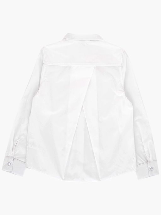 Рубашка для девочки белая школьная одежда UD 7818 белый - Mini maxi фото 5