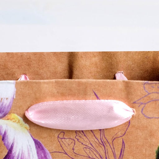 Пакет крафтовый вертикальный Нежность, S 12 15 5,5 см - Дарите счастье фото 3