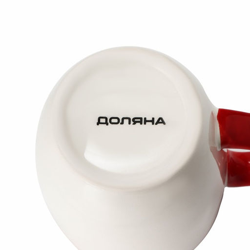 Кружка Доляна Щелкунчик, 330 мл, цвет белый  фото 4