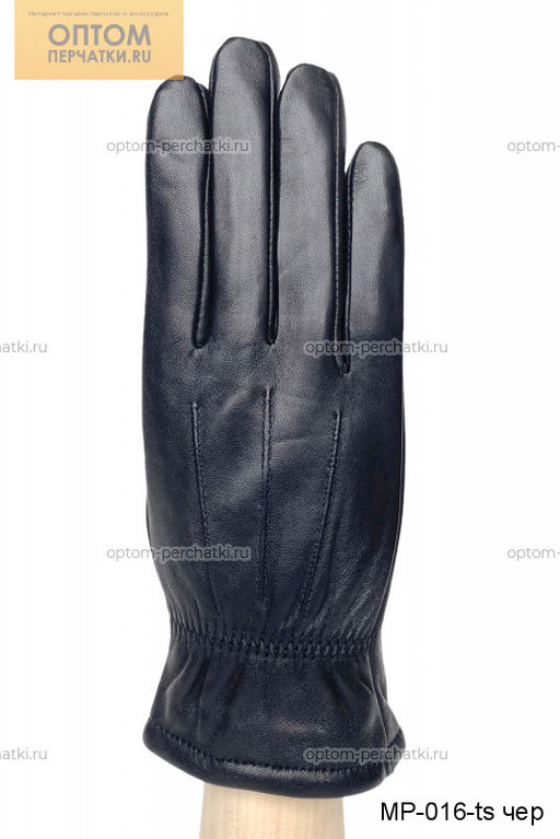 Перчатки мужские лайковые для сенсорных экранов