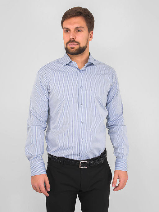 Сорочка мужская длинный рукав GREG 221/191/8182/Z/1p  фото 7