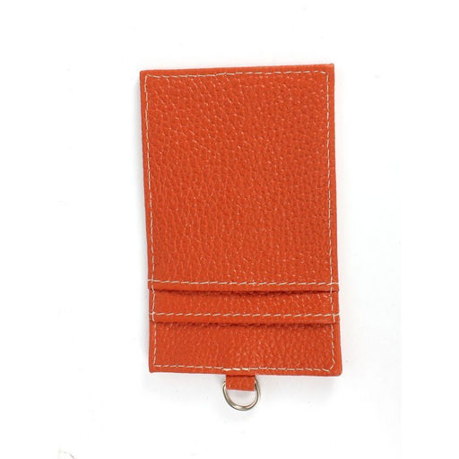 Визитница-кардхолдер Croco-В-216-1 н/к, 3карм, оранжевый флотер (36) 265417 фото 2