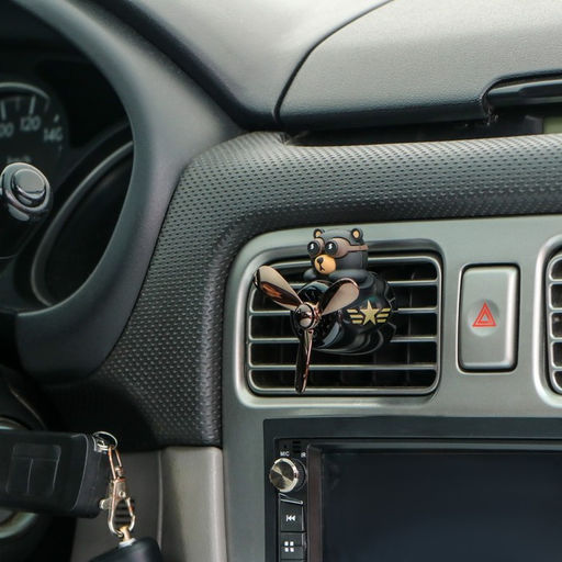 Набор ароматизаторов автомобильных в дефлектор «Мишка пилот» 5 ароматов