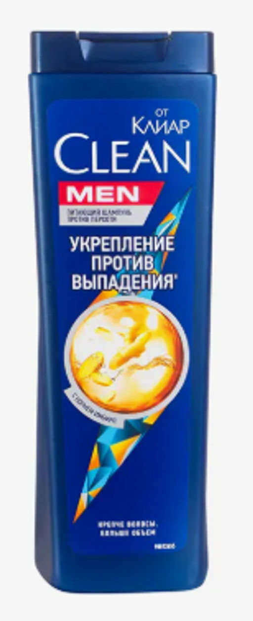 CLEAR шампунь муж 365мл Укрепление