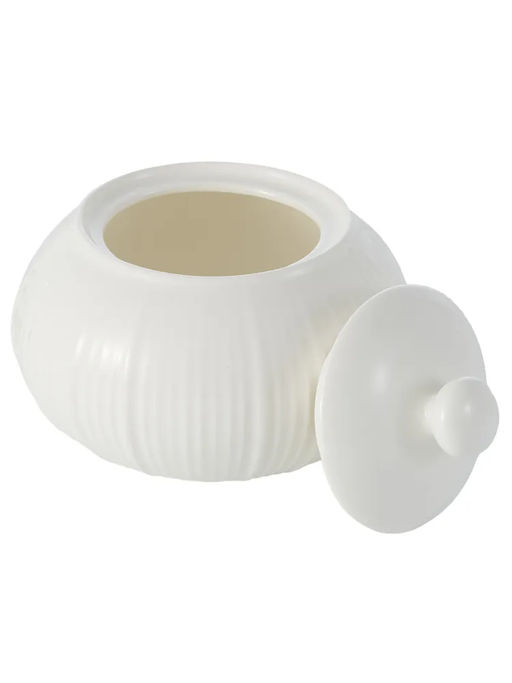 43465 GIPFEL Сахарница ELEGIA 250 мл. Материал: костяной фарфор. Цвет: белый.