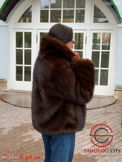 Шуба женская из искусственного меха