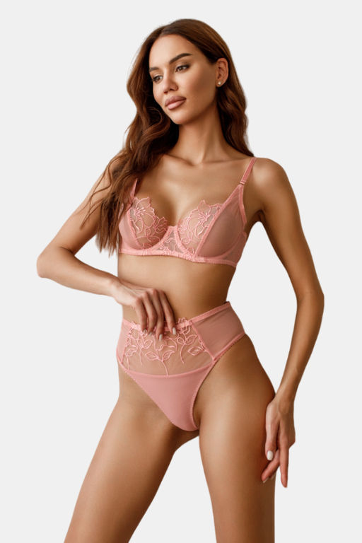 E6613 ЗЕЛЕНЫЙ КОМПЛЕКТ БЕЛЬЯ - Wendy фото 9