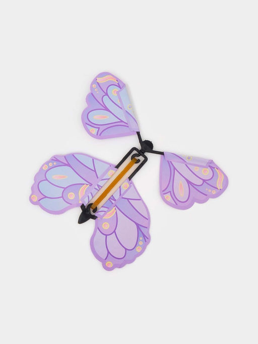 Бум-коробка подарочная с бабочками «Поздравляю», 12 х 12 х 12 см