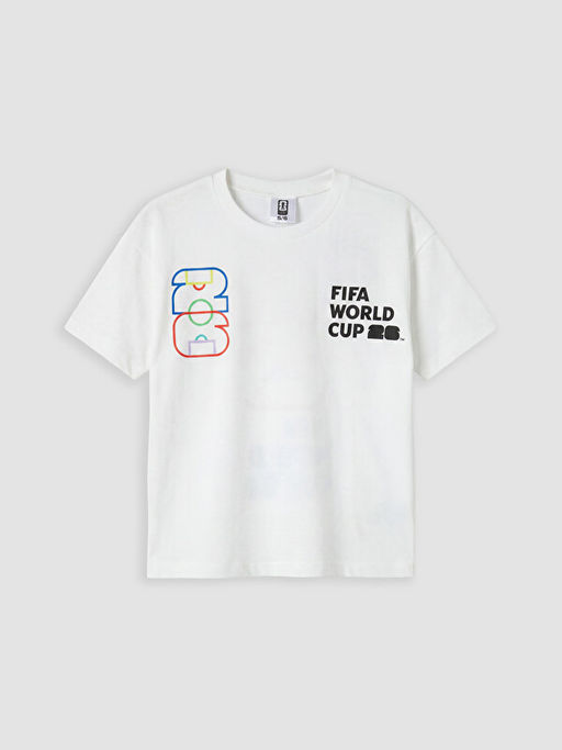 F?fa 2026 D?nya Kupas? Bask?l? Erkek ?ocuk Ti??rt