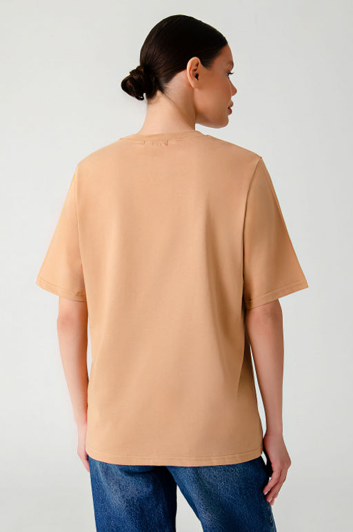 Арт. 3-1144 Футболка женская 42-50 (5 шт) Цвет:светло-коричневый - Калинка фото 12
