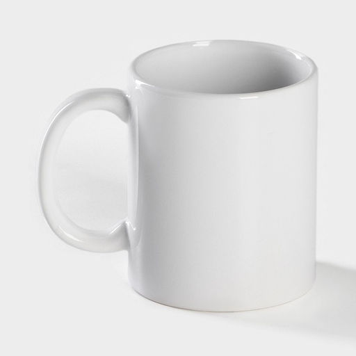 Кружка - хамелеон Доляна Сердце, 350 мл, керамика, белая