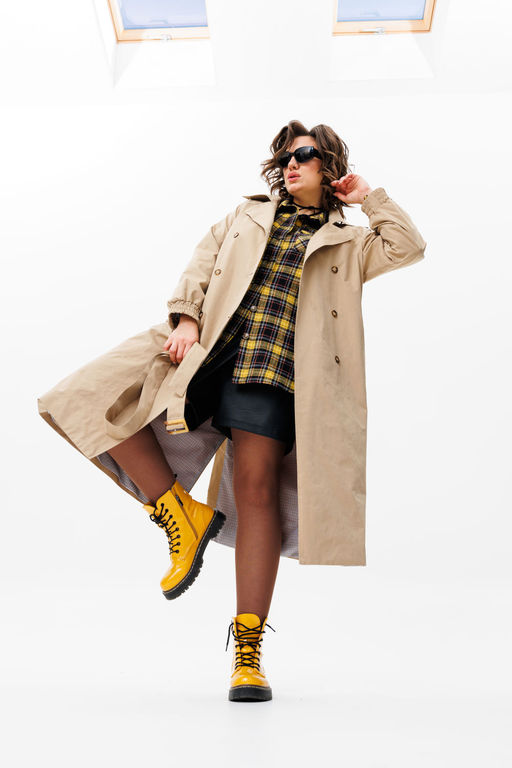 Плащ ANELLI 1419 карри  фото 8