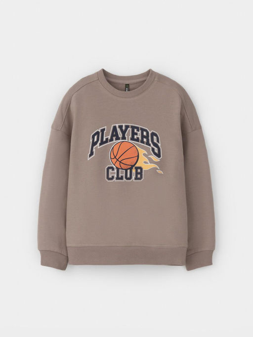 КР 302392/коричневый джемпер (свитшот) для мал