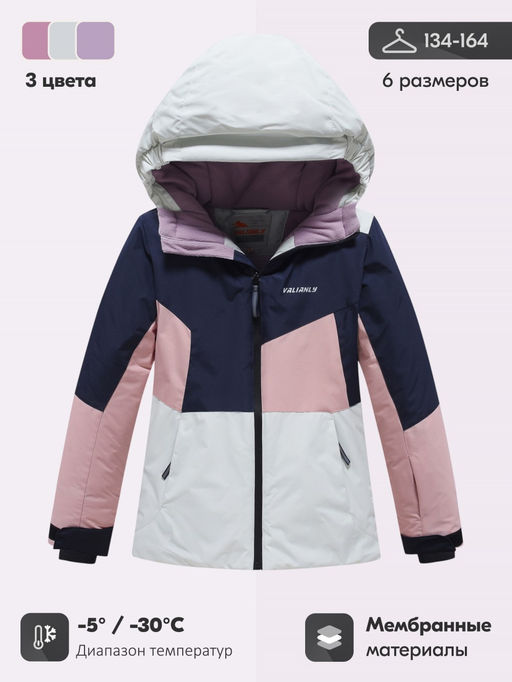 Горнолыжный костюм зимний для девочки серого цвета 9518Sr